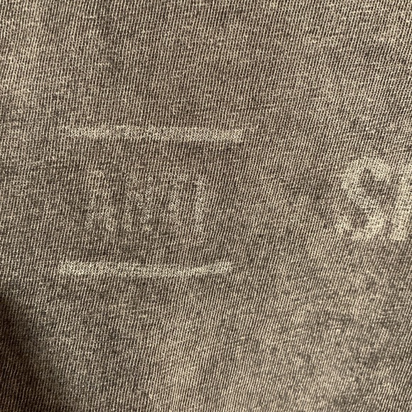 Hard Rock Cafe Sioux City distressed gray large cotton tee t shirt men army EUC - Picture 4 of 4